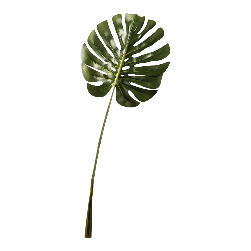 Filodendron löv, 77cm Stiel: 49cm av plast