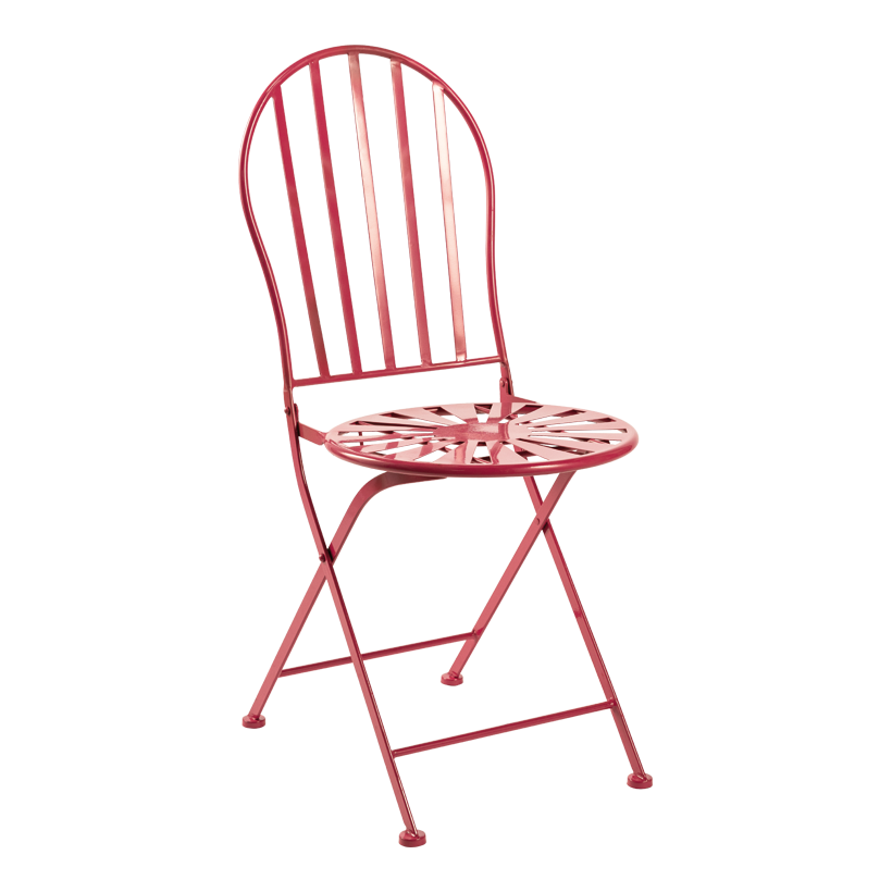 Stol, 90x55x38cm av metall, vikbar