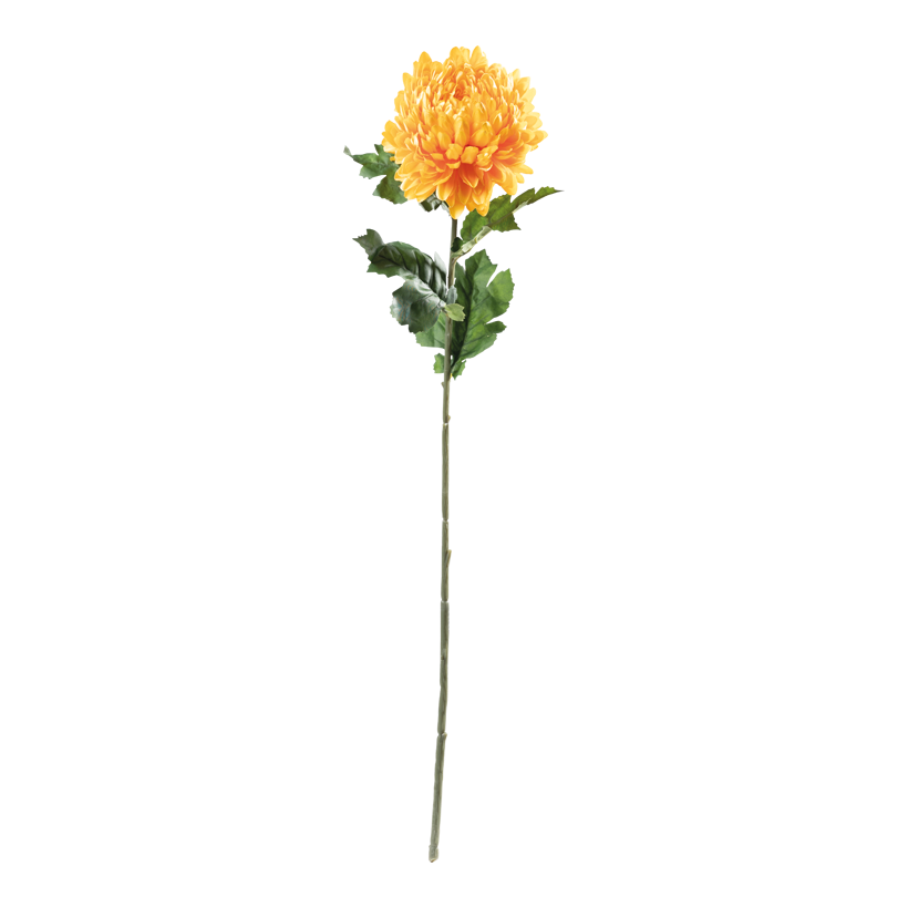 Chrysanthemum on stem, 77cm Stiel: 46cm out of plastic/artificial silk, flexible