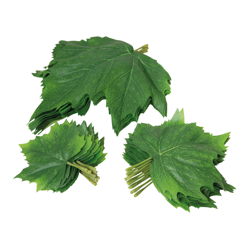 Lönnlöv 12x10cm, 12x15cm, 12x22cm, 36 st/påse set med 12 stycken av varje storlek, konstsilke