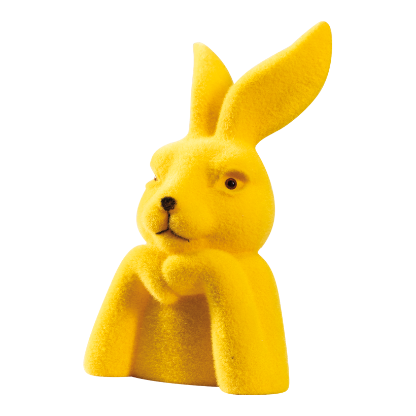 Kanin 40x24cm av styrofoam flockad