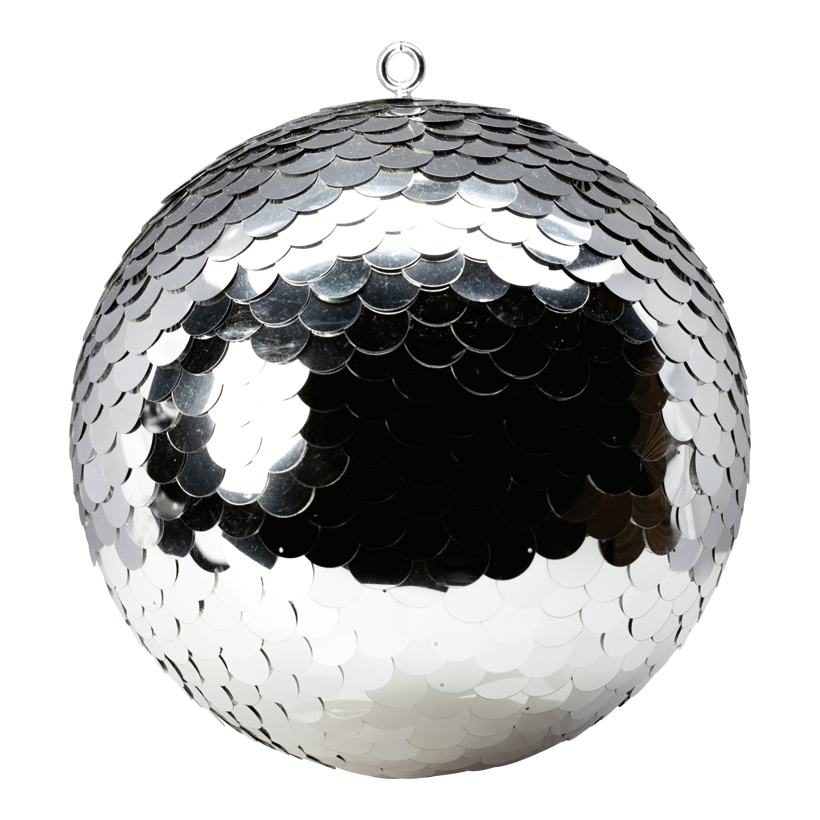 Ball with plates, Ø 30cm out of styrofoam/plastic, with hanger