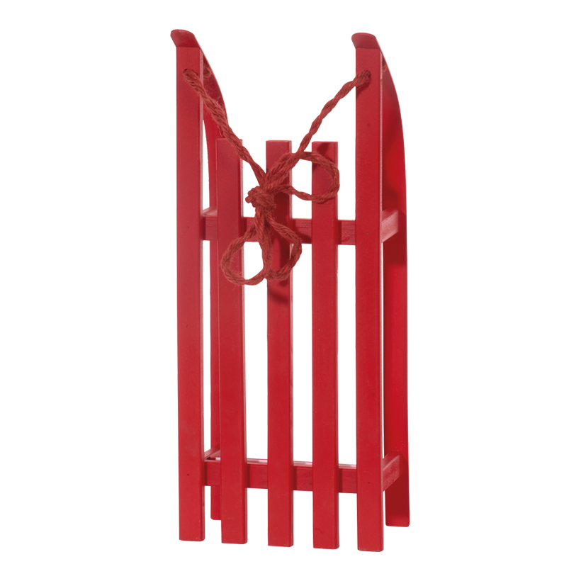 Släde, 50x21x11cm, trä med dragsnöre