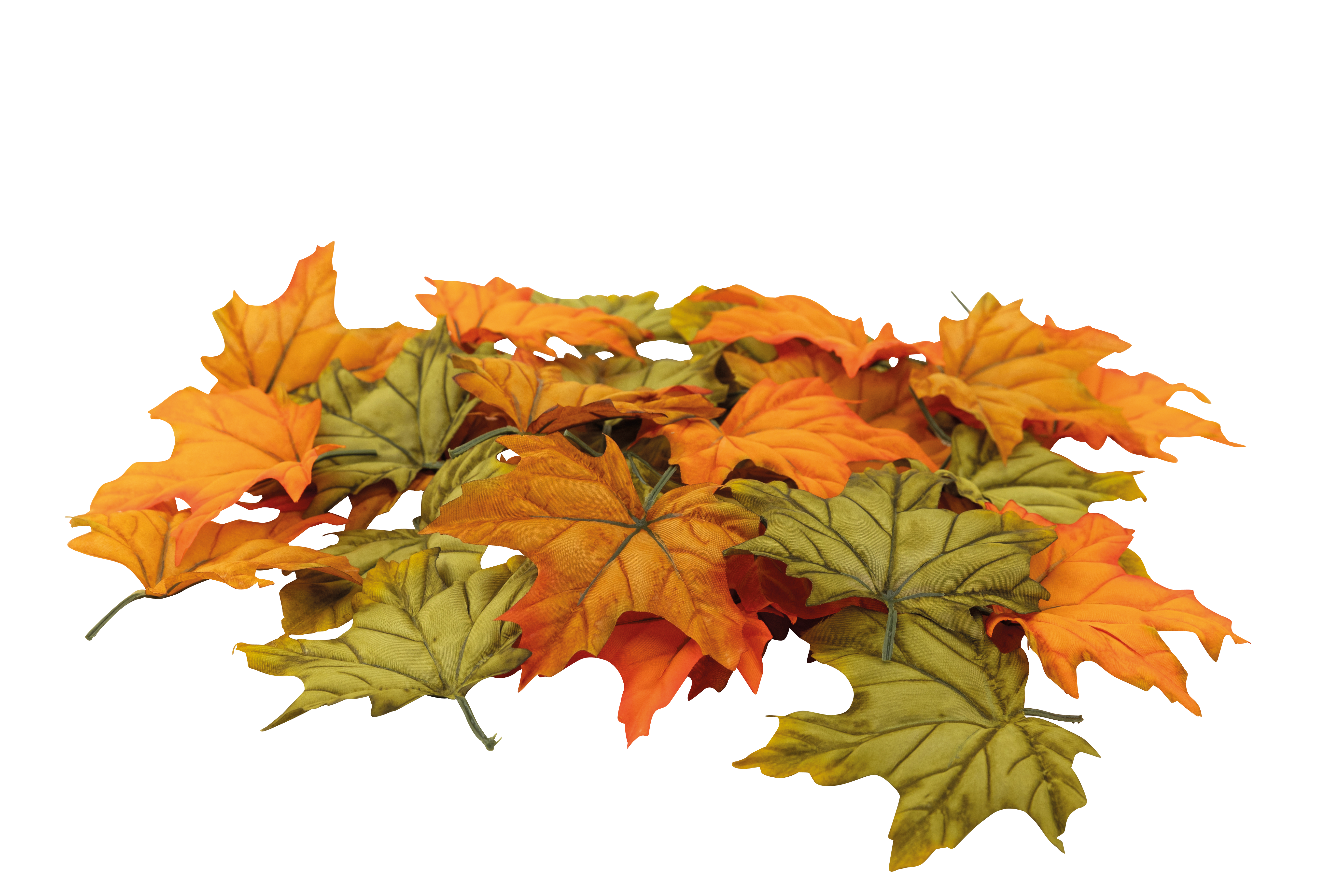 Lönnlöv, 13cm, 36 st/påse diverse konstsilke