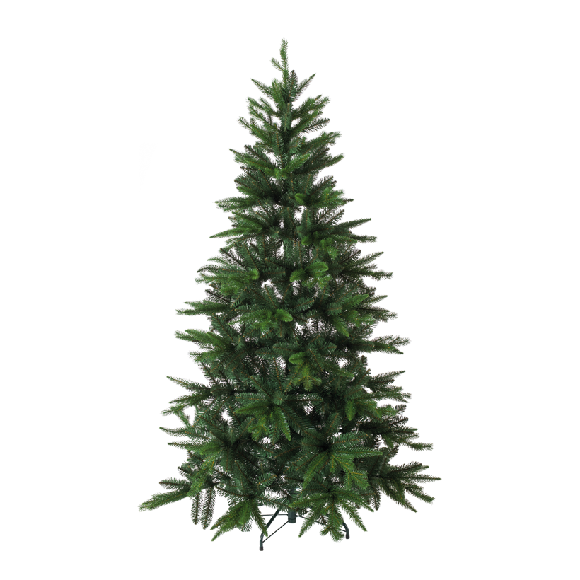 Noble fir, 180cm Ø ca. 100cm 994 tips, PE/PVC-Mix, with metal stand