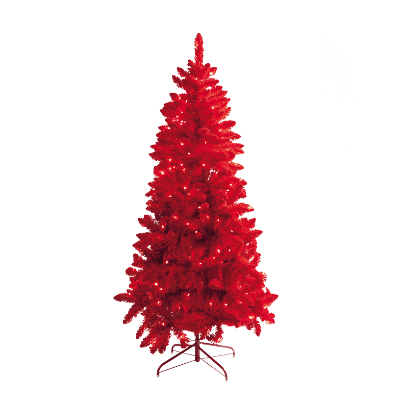 Gran 210cm Ø 100cm med 895 tips, 360 LED av plast flockad, med metallfot, IP44 kontakt