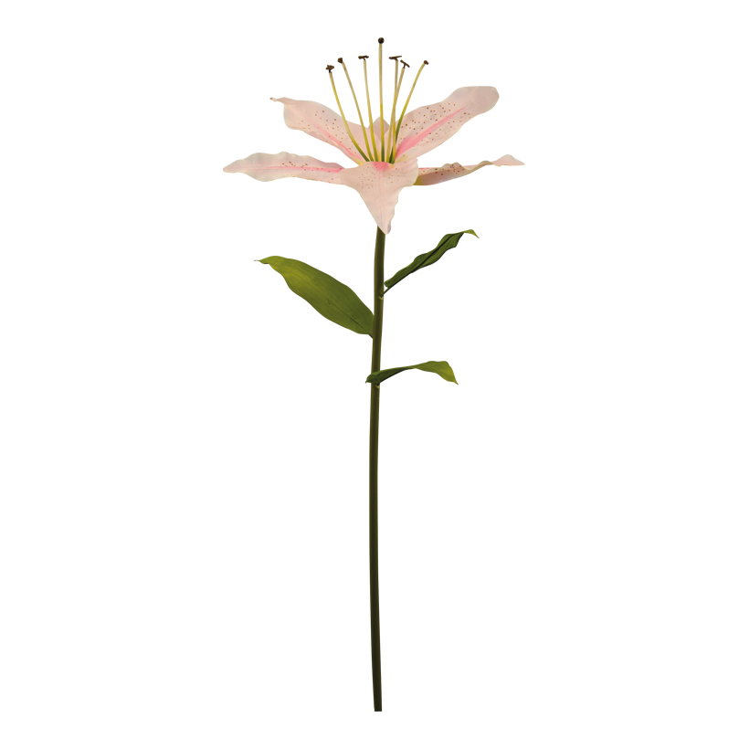 Lilja med stam 100cm Blüte Ø 36cm, av konstsilke/plast