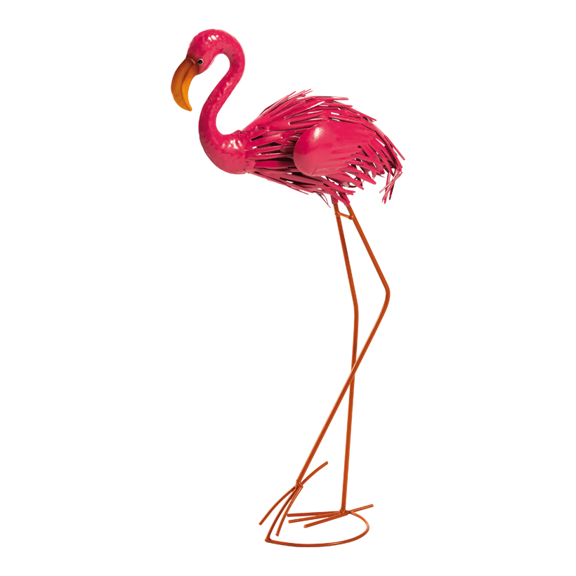 Flamingo, 60x35x12cm 2 st, av metall