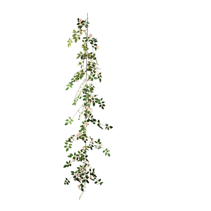 Rosgirlang, 188cm Ø 3,5cm med 54 rosor, av plast/konstsilke