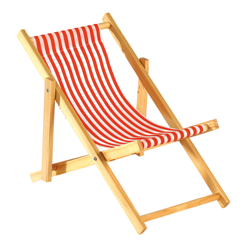 Solstol 18x38cm randig trä, bomull