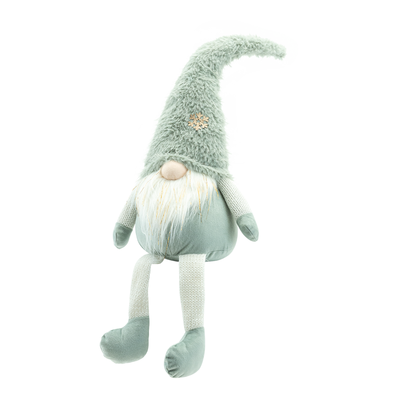 Tomtenisse 65x22x15cm av plast/textil sittande, flexibel