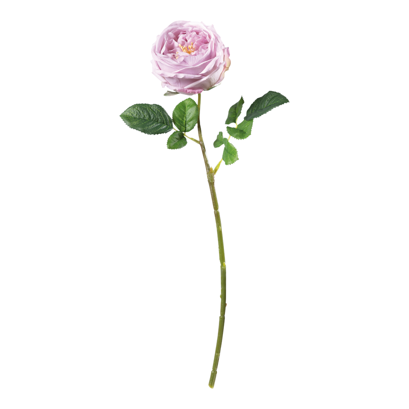 Ros 45cm Stiel: 38cm av konstsilke/plast flexibel, verklig touch-effekt