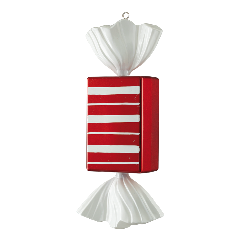 Godis, 35cm av plast rektangulär, med hängare