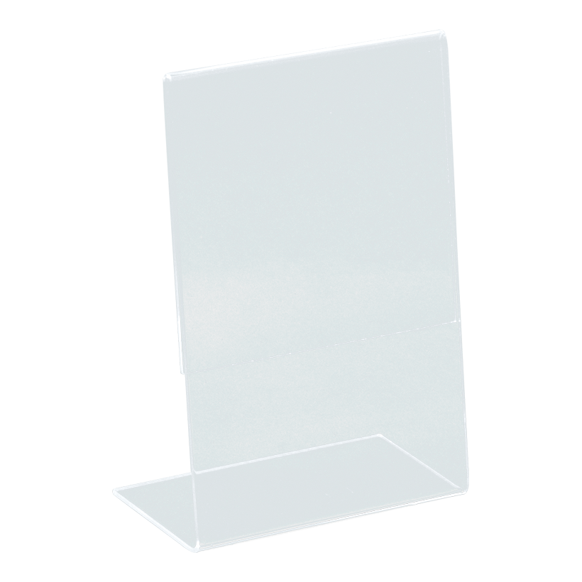 Broschyrställ A6, 15x10,5x5cm, plexiglas
