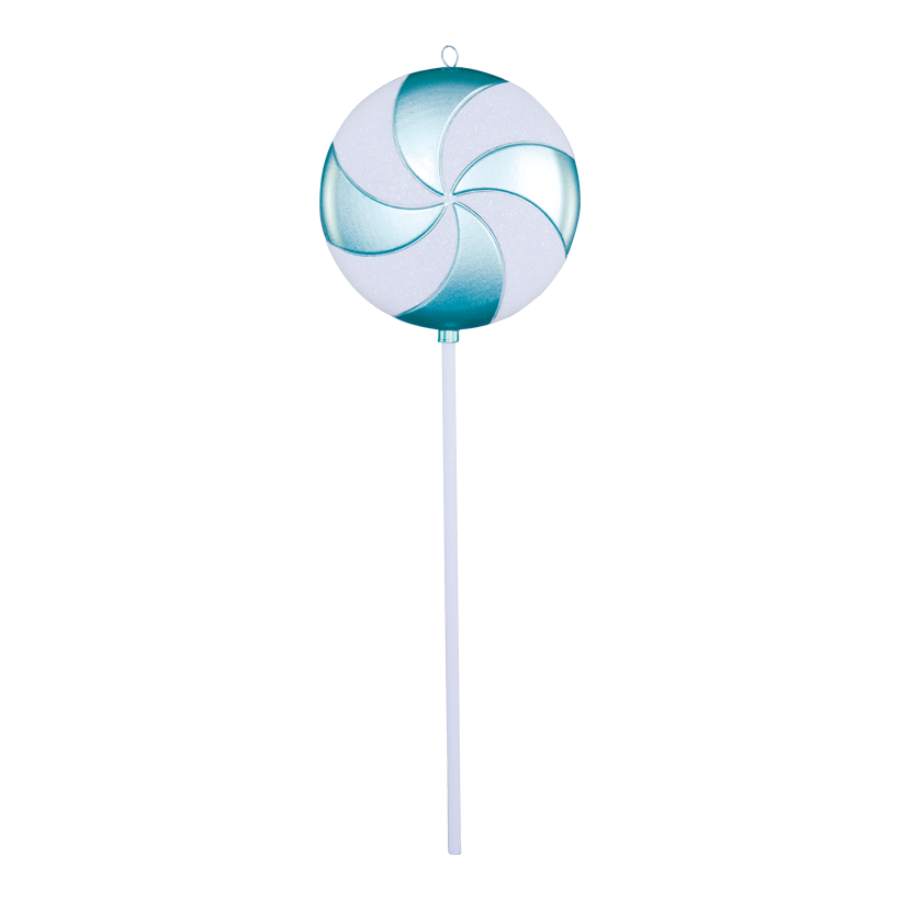 Godisklubba, 60cm Ø20cm av plast glitter, med hängare