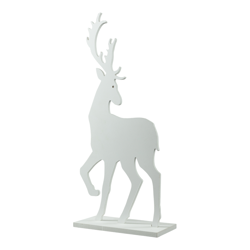 Christmas tree with star contours, 60x37cm Standplatte: 25x12cm 2-parts, out of MDF, self-standing