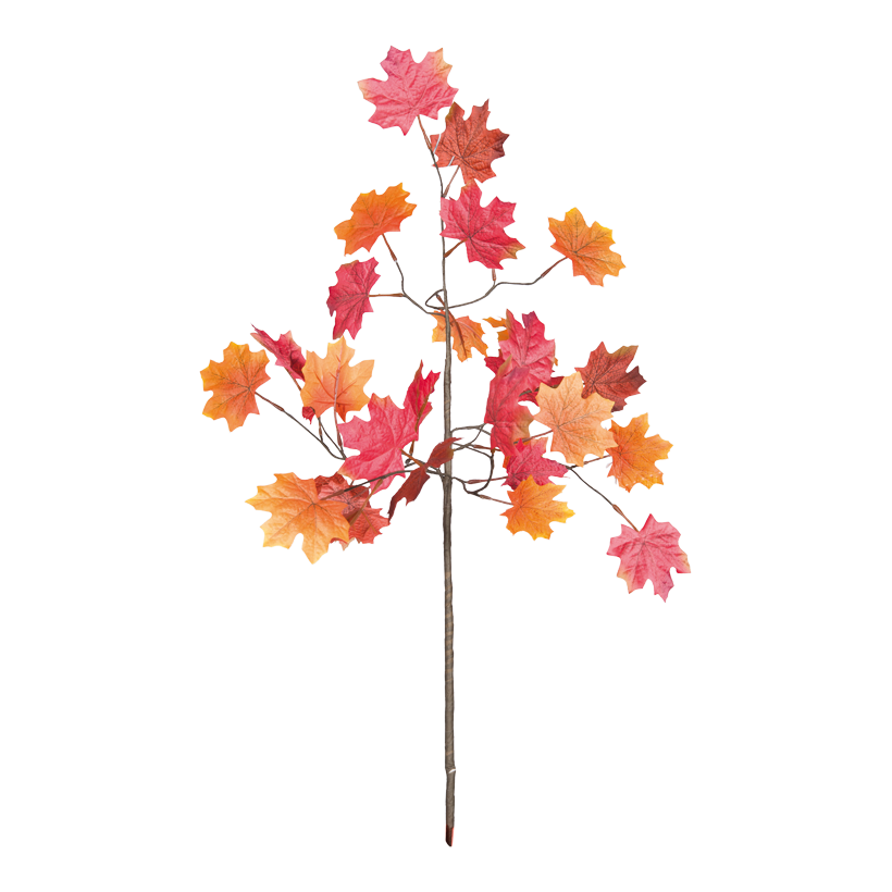 Lönnlövskvist, 90cm Stiel: 35cm av konstsilke/plast