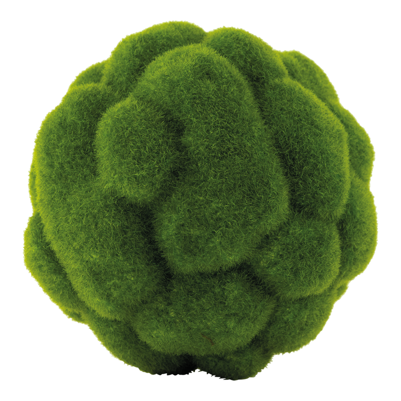 Mossbollar 15cm av frigolit/plast flockades