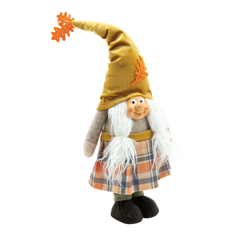 Tomtenissa 47x19x11cm total: 55cm av plast/textil stående, flexibel