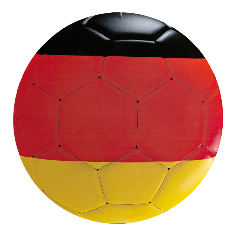 Fotboll Ø 30cm av plast dubbelsidigt tryckt, platt