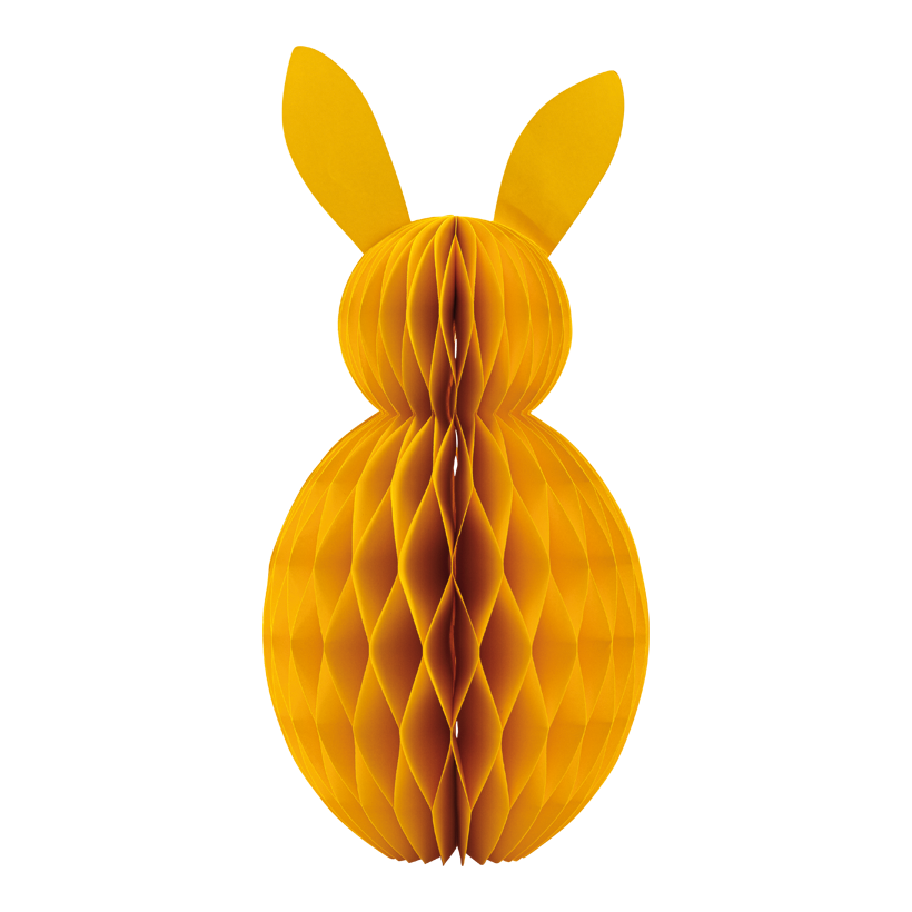 Honeycomb påsk kanin 40cm av kraftpapper hopfällbar, med magnetisk stängning