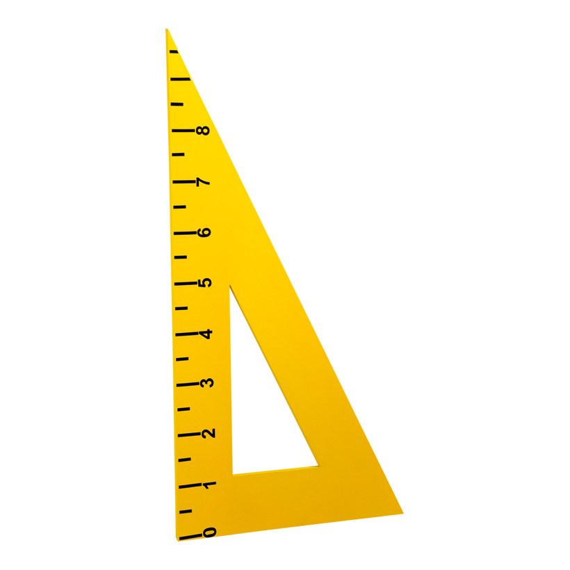 Triangulär linjal 120x60cm, styrodur vattenavvisande