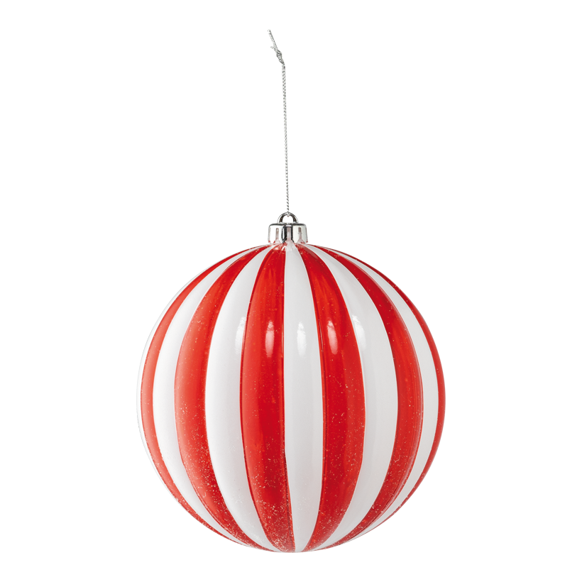 Kula polka Ø 15cm av plast med hängare