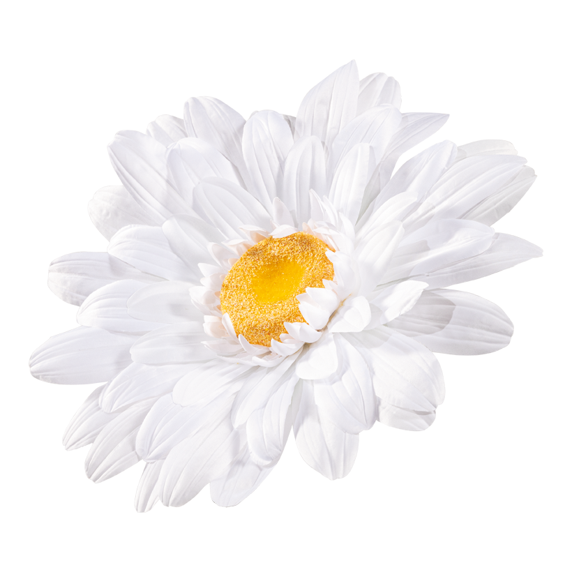 Daisy flower head, 50cm out of artificial silk, to hang