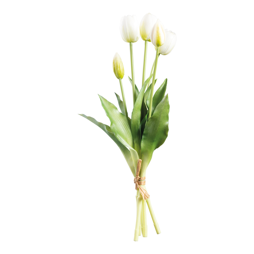 Tulpan bunt 40cm Stiel: 35cm 5-sidig av konstgjord siden/plast, flexibel, verklig touch