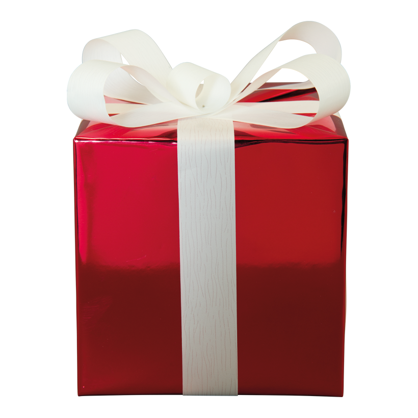 Paket, 15x15cm av frigolit med foliebåge