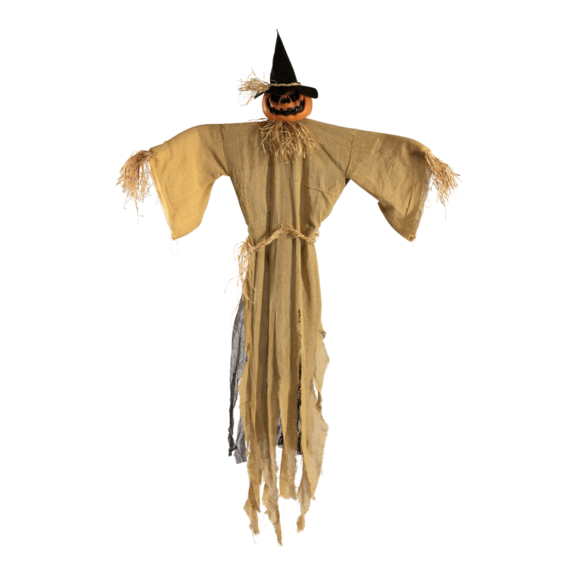 Fågelskrämma 180x135x20cm 3x LR44 Batterien erforderlich av textil/konstsilke ögon blinkar, armar rörelse, ljud