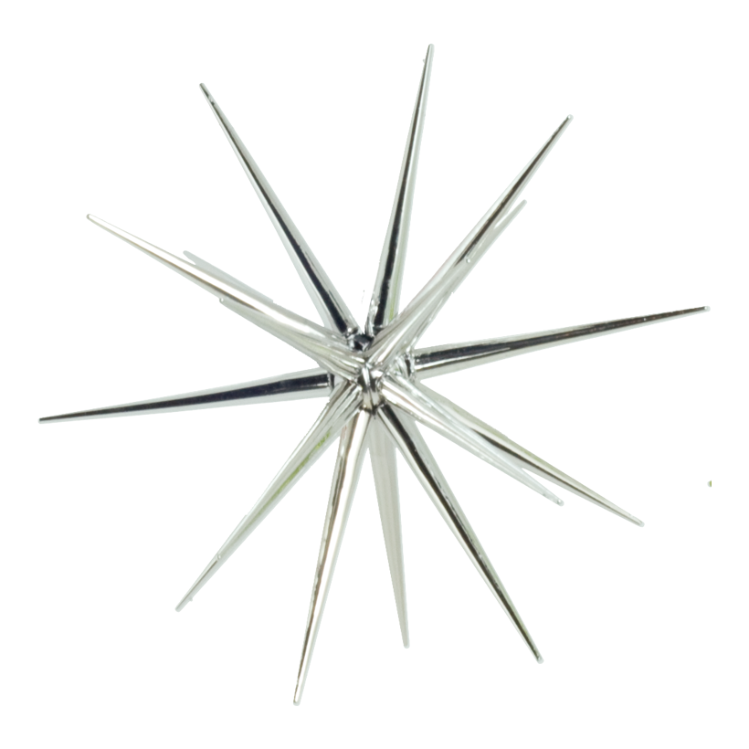 Sputnik stjärna, Ø 21cm, för montering plast, glänsande
