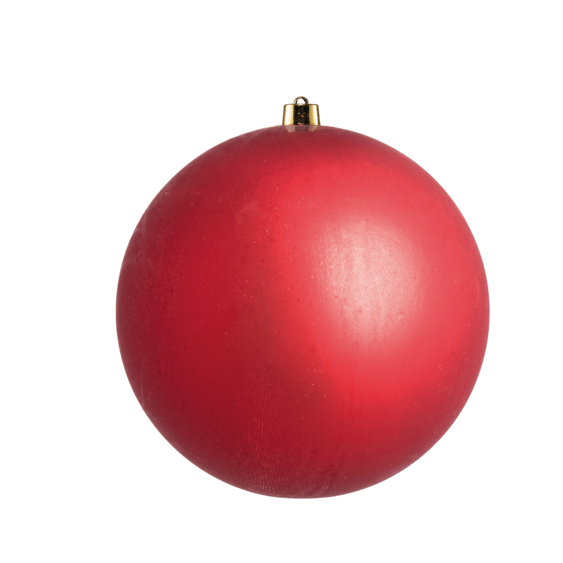 Julkula, röd matt, Ø 30cm