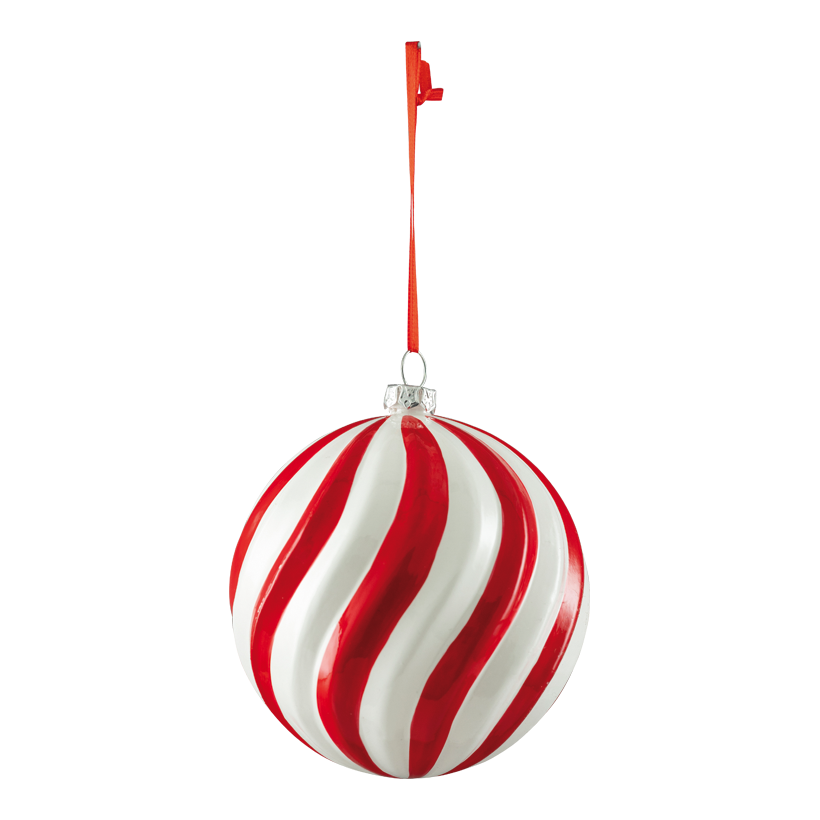 Julkula, Ø 10cm av plast med hängare