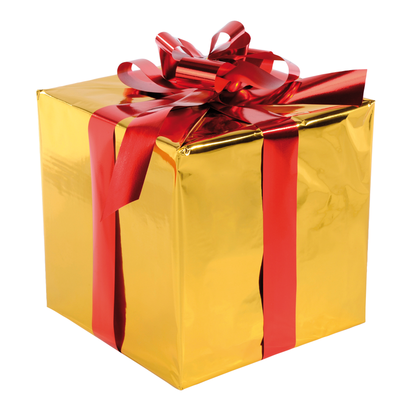 Paket, 30x30cm, med foliebåge frigolit, folie