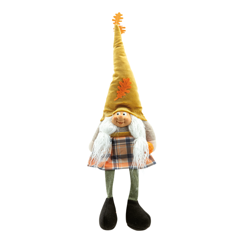 Tomtenissa 38x19x11cm total: 45cm av plast/textil sittande, flexibel