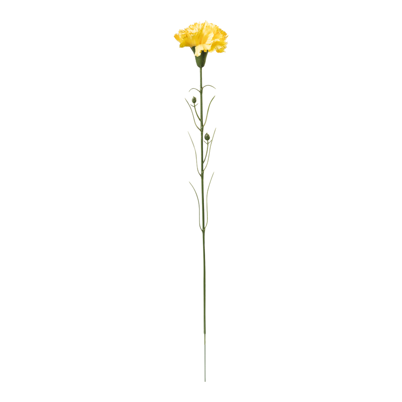 Carnation on stem, 50cm Ø 8cm out of artificial silk/ plastic, flexible