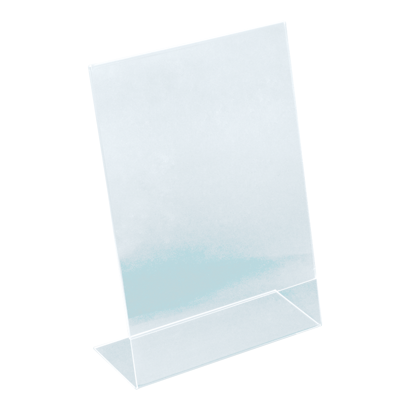 Broschyrställ A5, 21x15x7,5cm, plexiglas