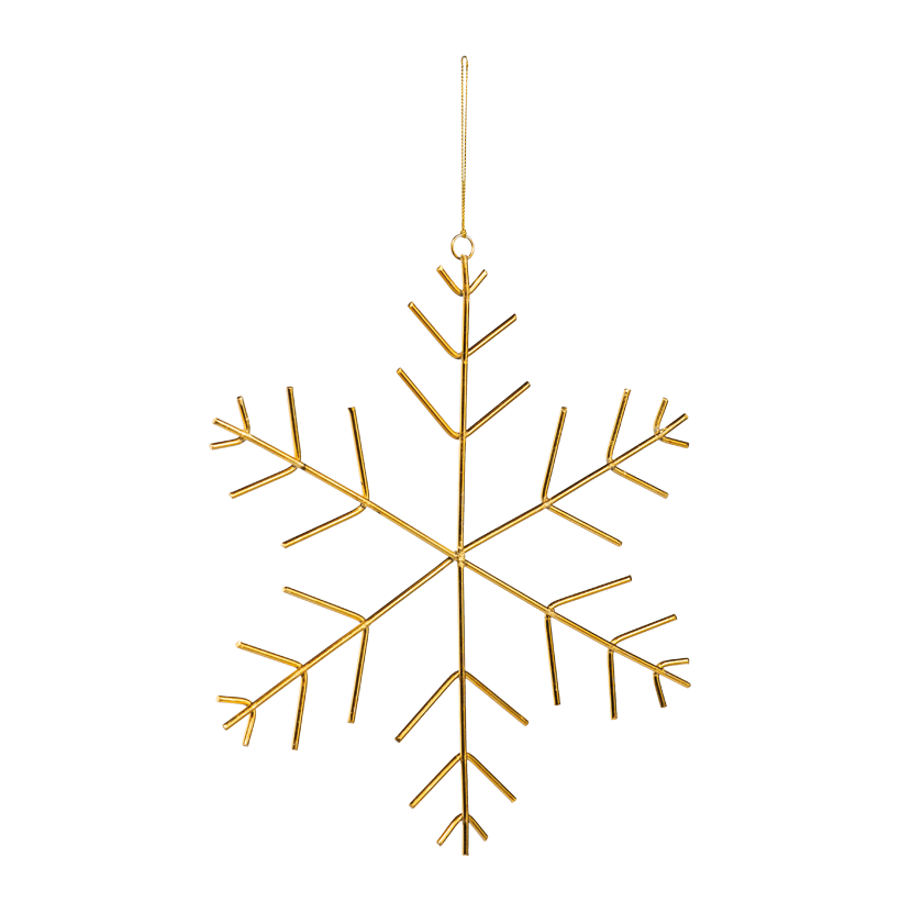 Snöflinga, Ø 30cm av metall med hängare