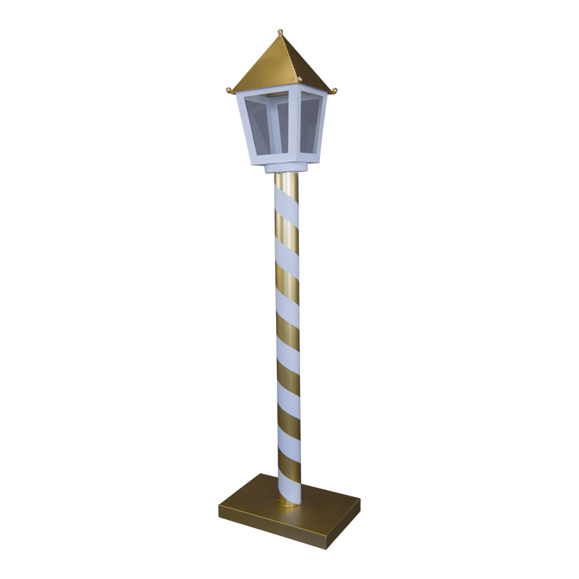 Gatlykta, 120cm Metallfuß: 20x30cm, av metall