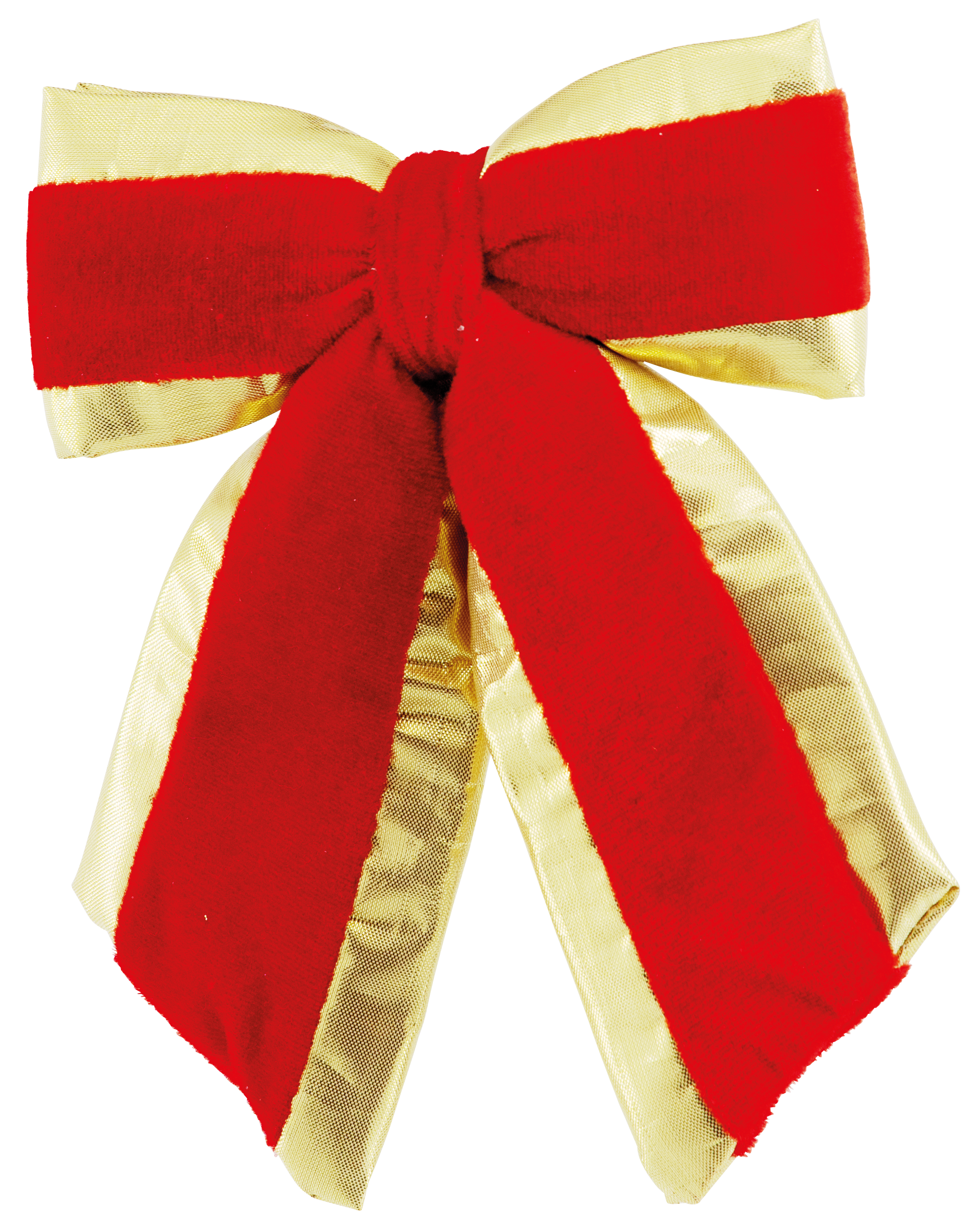 Sammetsrosett, 20x15cm med guldkant