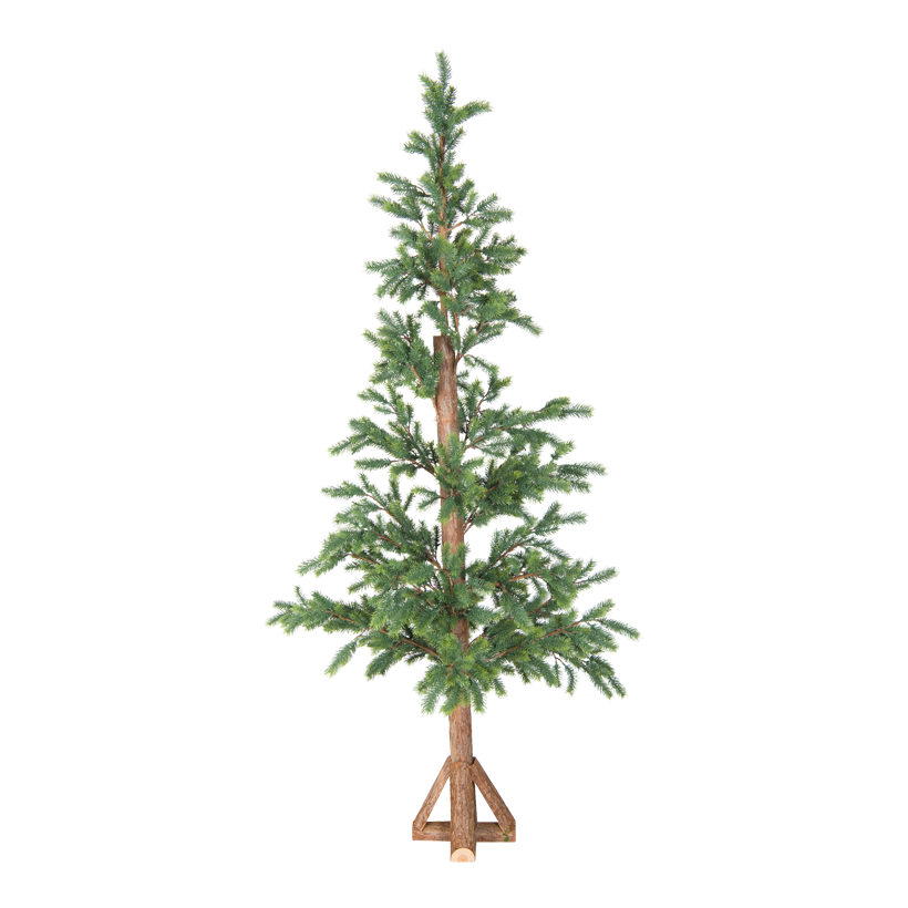 Gran, 150cm 440 tips av plast, träbas, spraygjutna spetsar