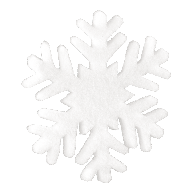 Snowflake, Ø 29cm, from 2cm snow mat