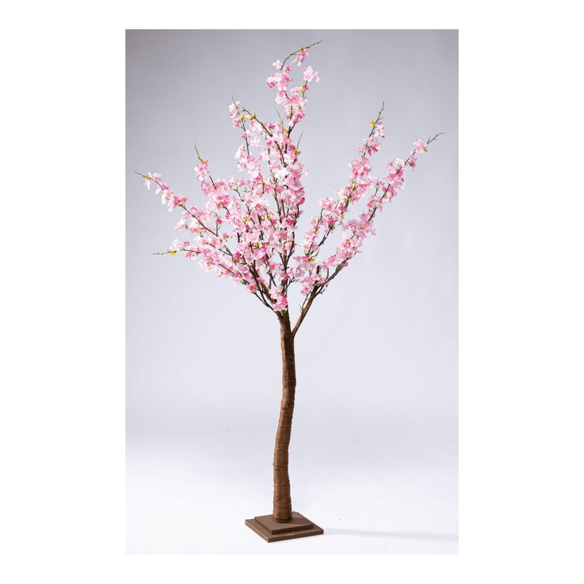 Körsbärsträd 160cm MDF Holzfuß: 20x20x4cm av kartong/konstsilke