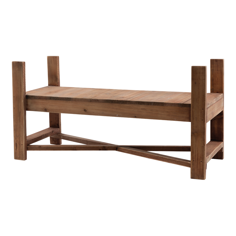 Träbrygga 60x23x30cm av granved