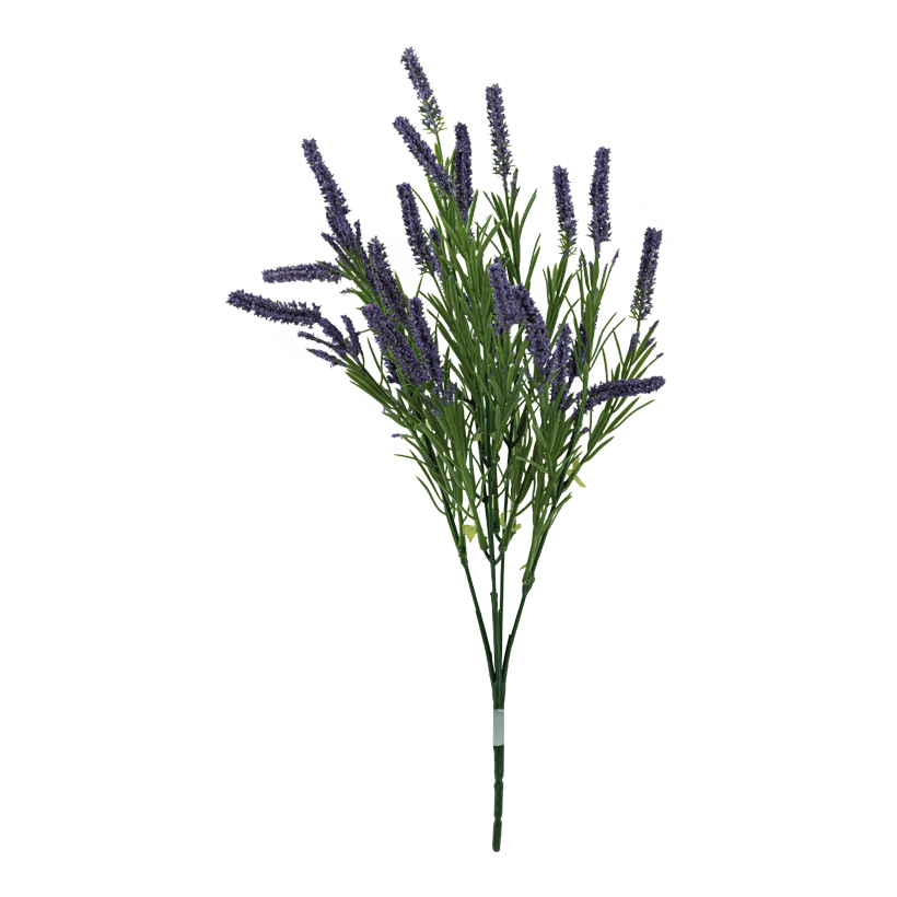 Lavendel kvist 42cm Stiel: 8cm 5-sidig av plast