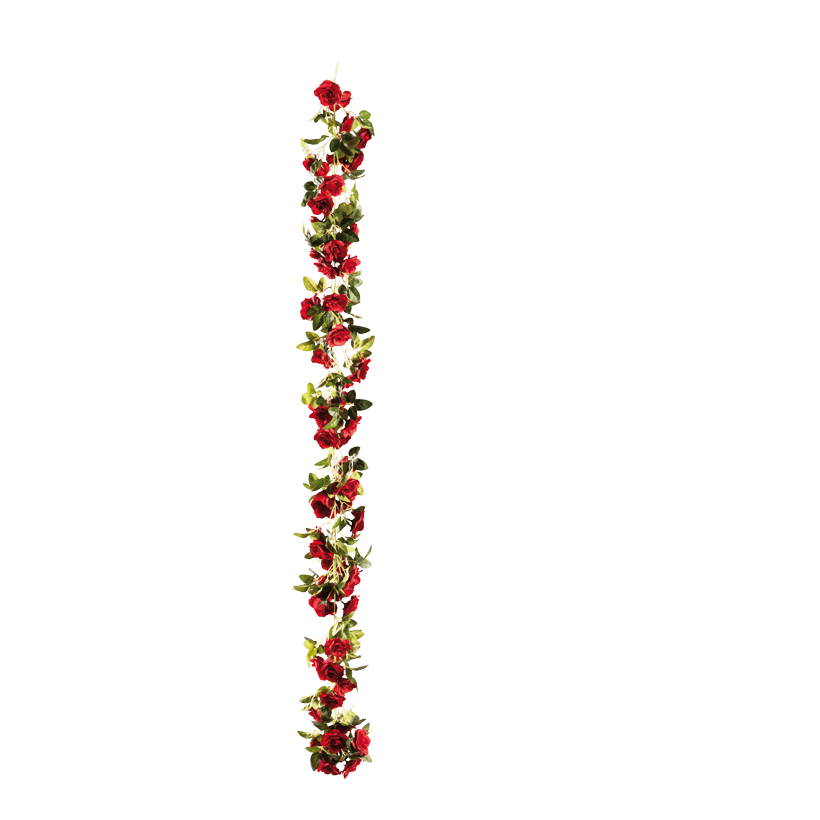 Rosgirlang, 170cm Ø 7cm med 60 rosor, av plast/konstsilke
