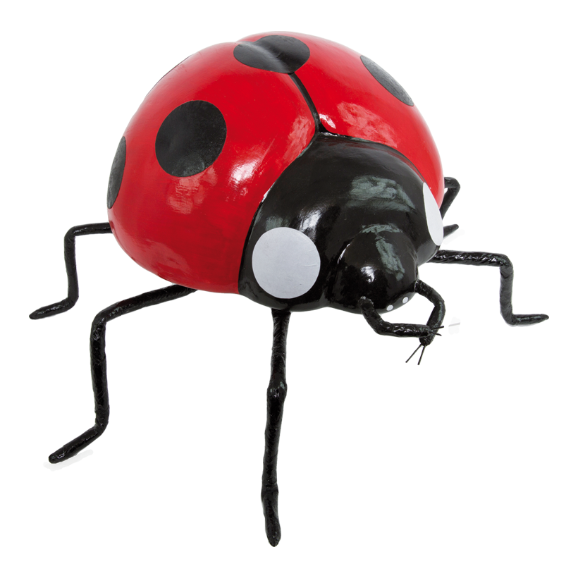 Nyckelpiga 35x27cm, frigolit täckt med papper