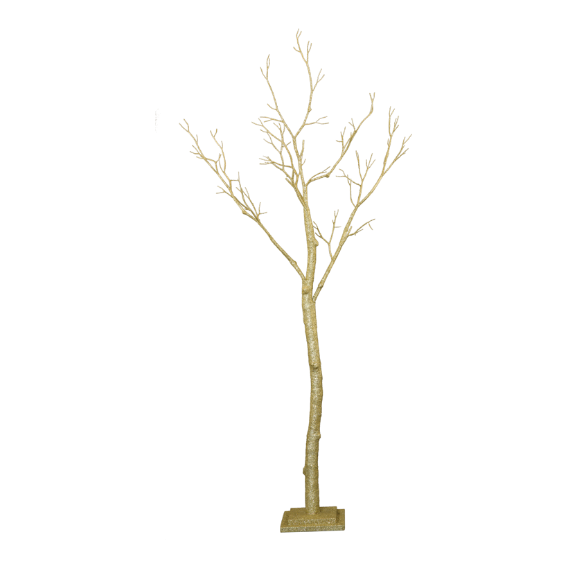 Korallträd, 160cm gjort av trä med glitter, träbotten: 20x20x3cm