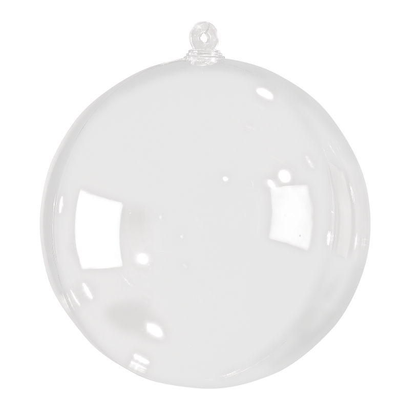 Boll Ø 40cm, akryl, 2 halvor